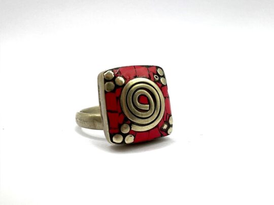Anillo tibetano Espiral