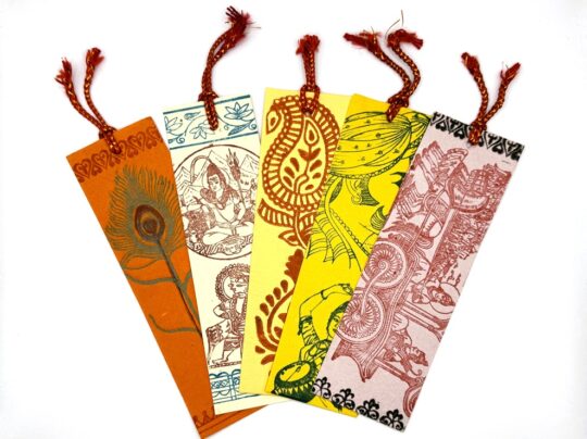 Marcapáginas Block painting